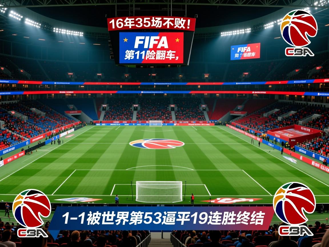 16年35场不败！FIFA第11险翻车：1-1被世界第53逼平19连胜终结  第4张